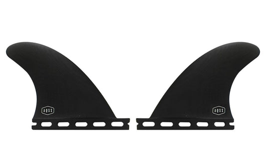 AQSS Midnight Single Tab Rear Quad (2 Fins) Set