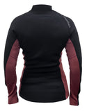 Classic Womens 2mm Jacket - Maroon and Black