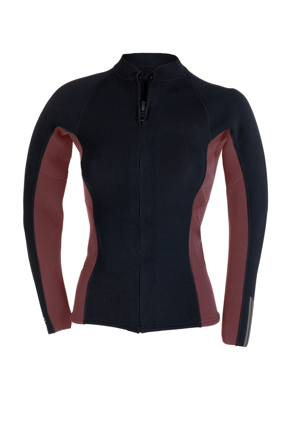 Classic Womens 2mm Jacket - Maroon and Black