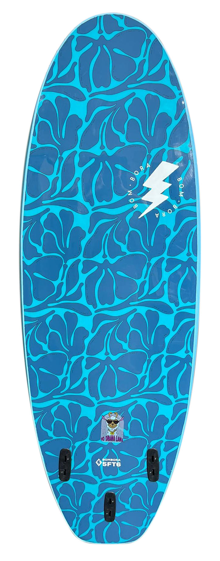 Bom Bora Softboard - Blue Leaves 5'6