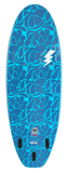 Bom Bora Softboard - Blue Leaves 5'6