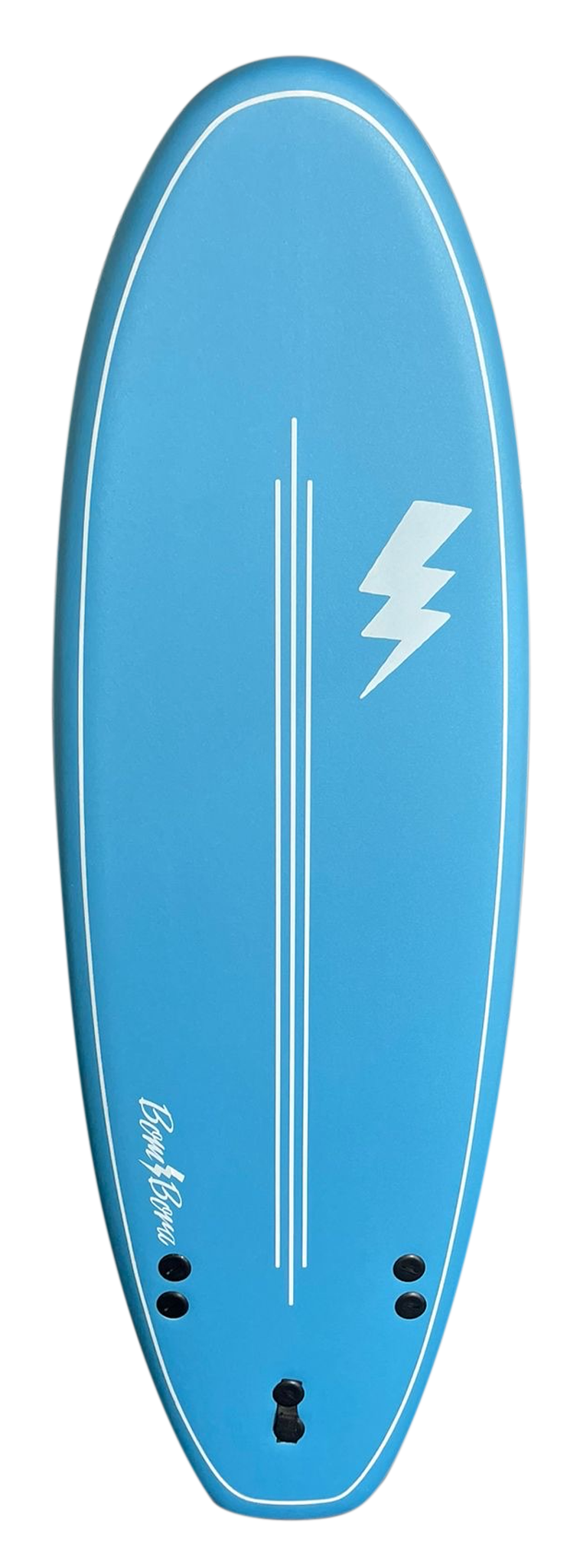 Bom Bora Softboard - Blue Leaves 5'6