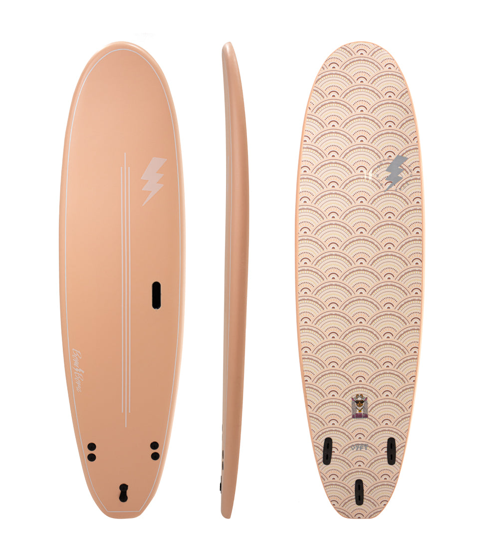 Bom Bora Softboard - Pale Peach Arches