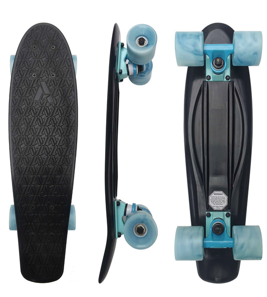 Poly Skateboard - Midnight Black