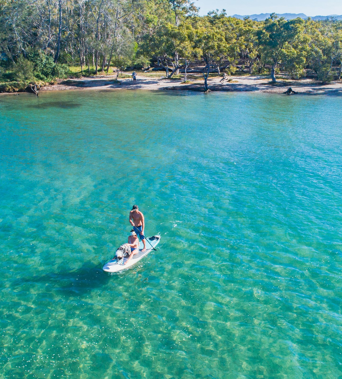 Sublime Stand Up Paddleboard - White/Blue 10'6