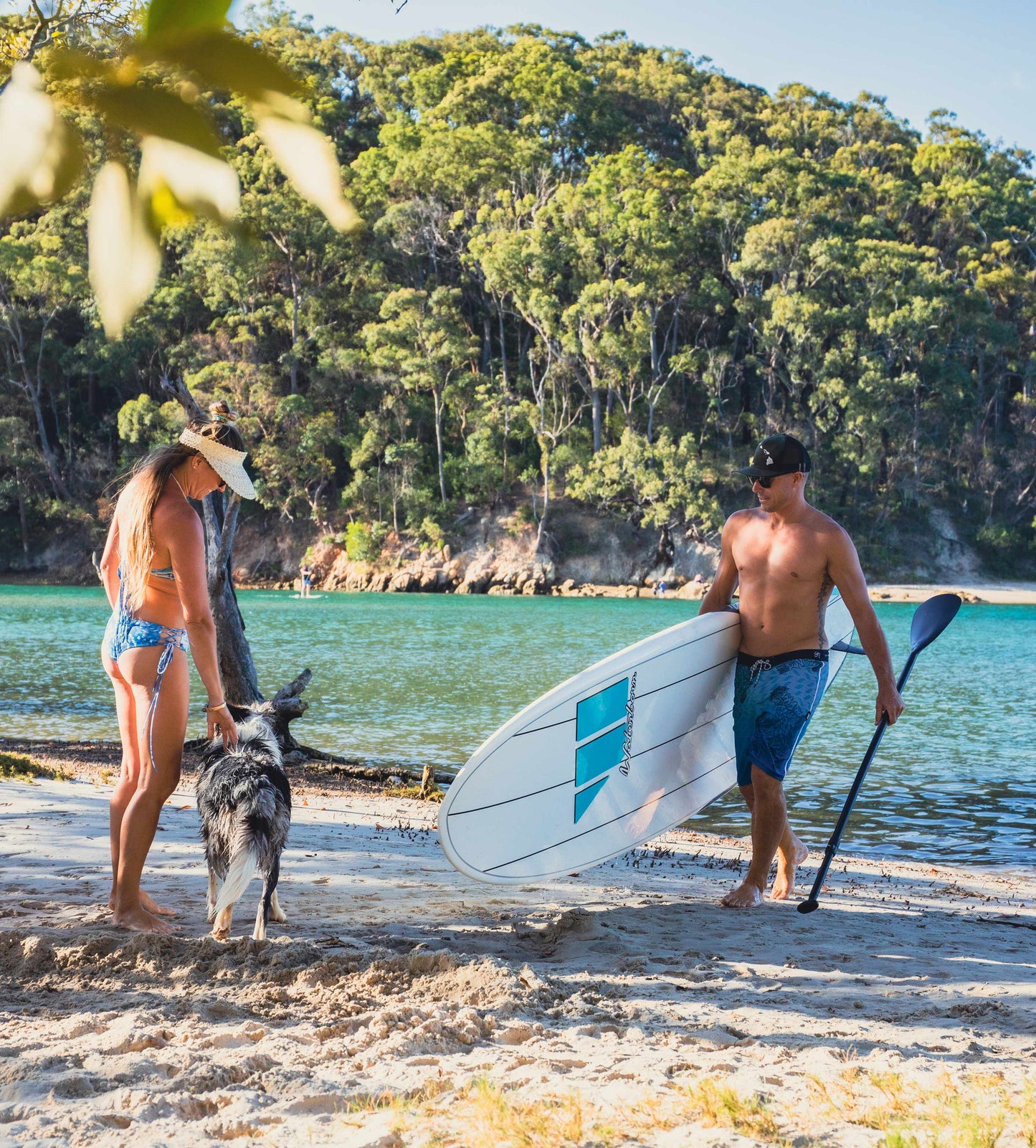 Sublime Stand Up Paddleboard - White/Blue 10'6