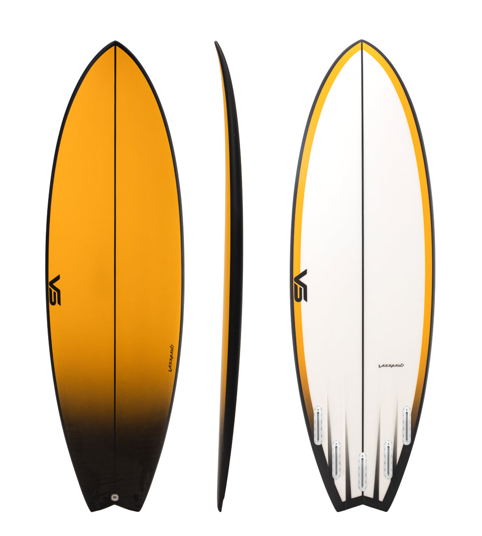 Vanquish Hybrid Carbon Shortboard - Sunset