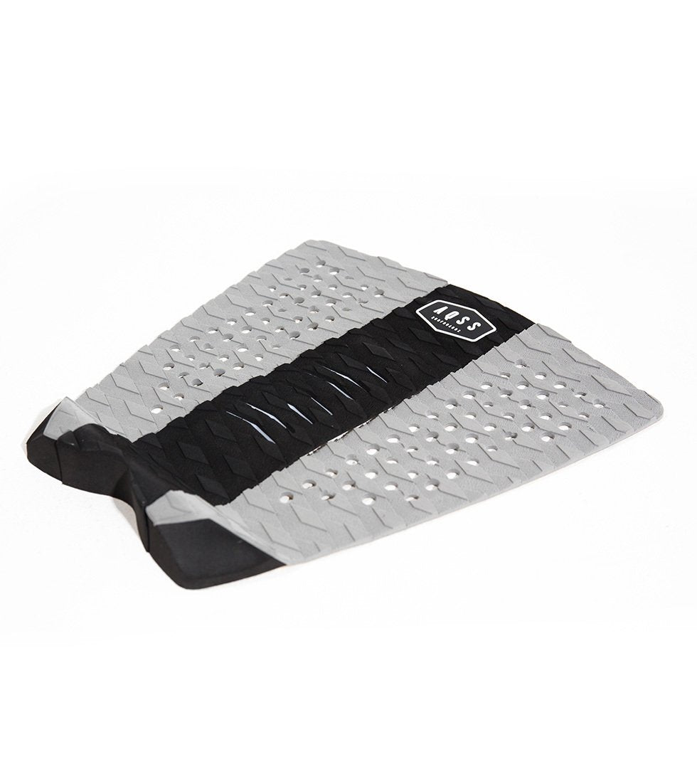 AQSS - GREY/BLACK STRIPE 3 PIECE TRACTION PAD - The Surfboard Warehouse Australia