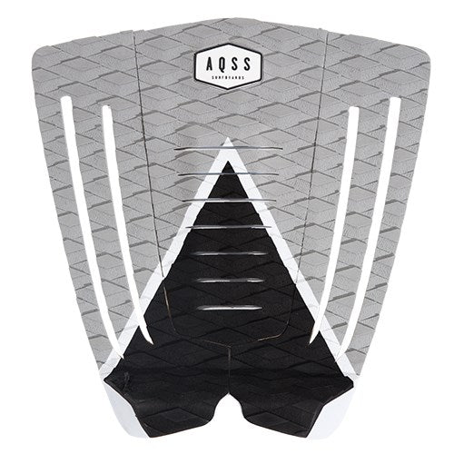 AQSS - BLACK/GREY TRIANGLE 3 PIECE TRACTION PAD GRIP