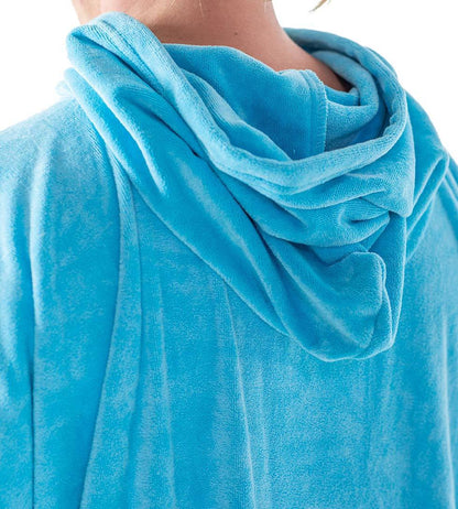 AQSS LIGHT BLUE PONCHO - The Surfboard Warehouse Australia