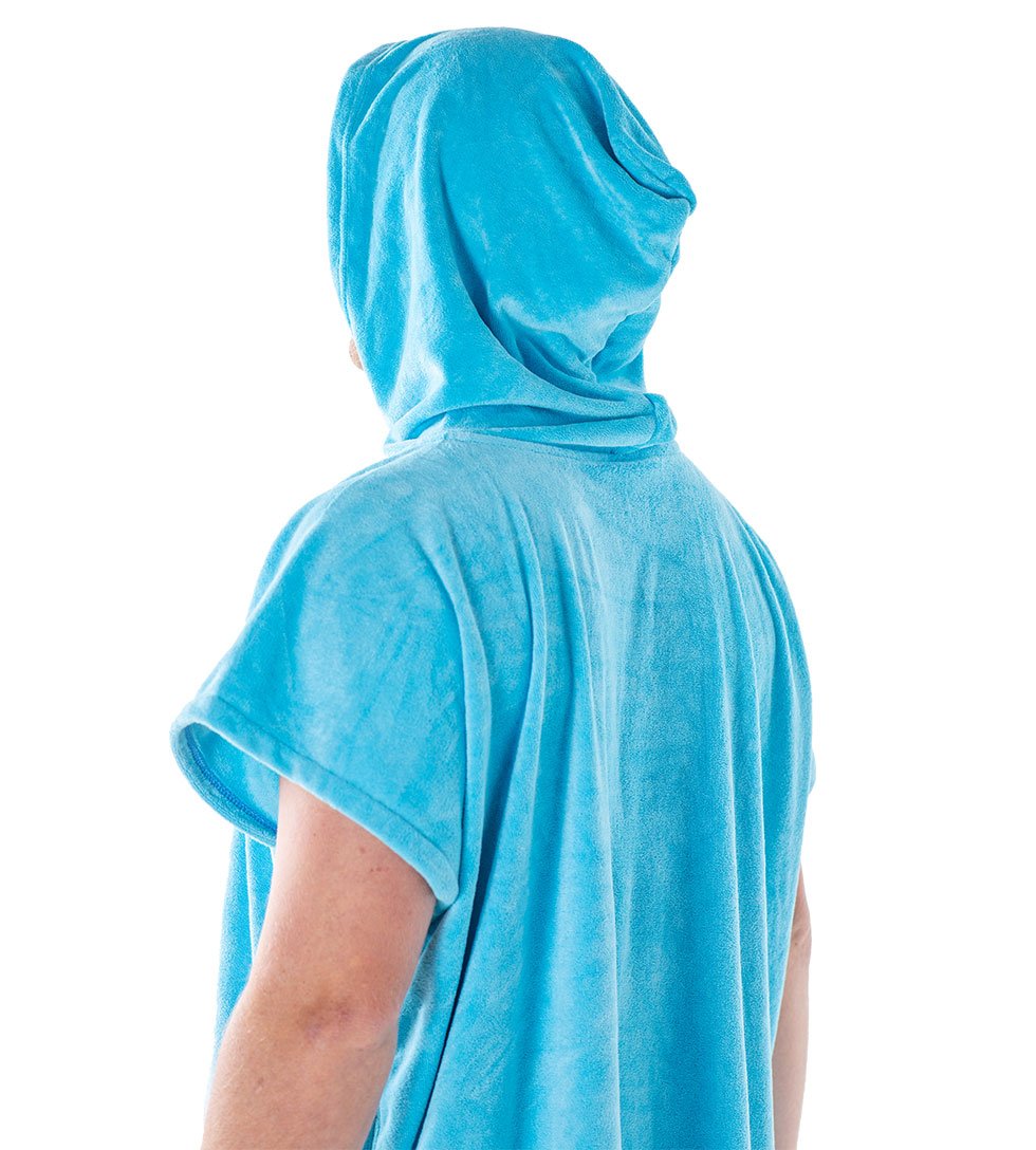 AQSS LIGHT BLUE PONCHO - The Surfboard Warehouse Australia