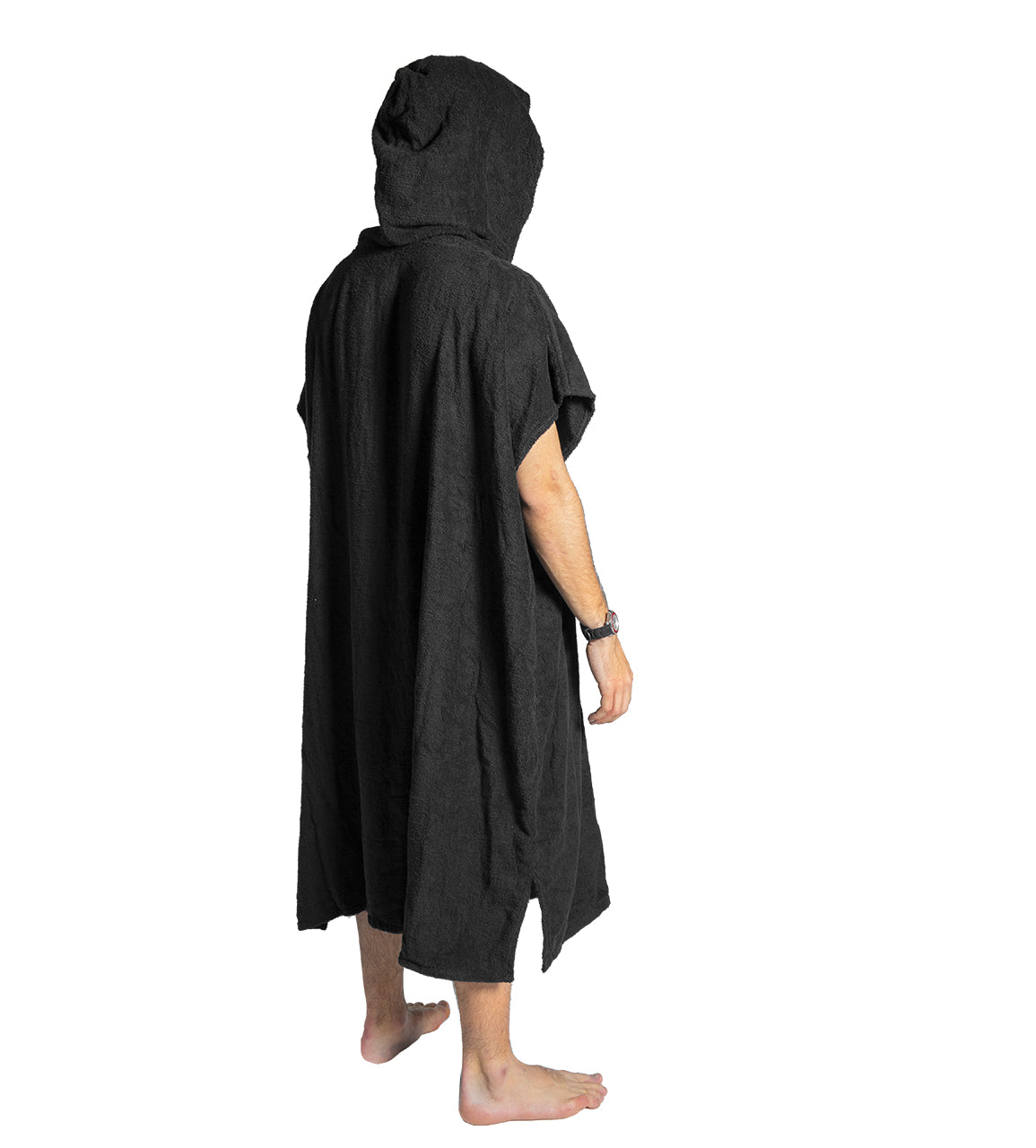 AQSS BLACK PONCHO