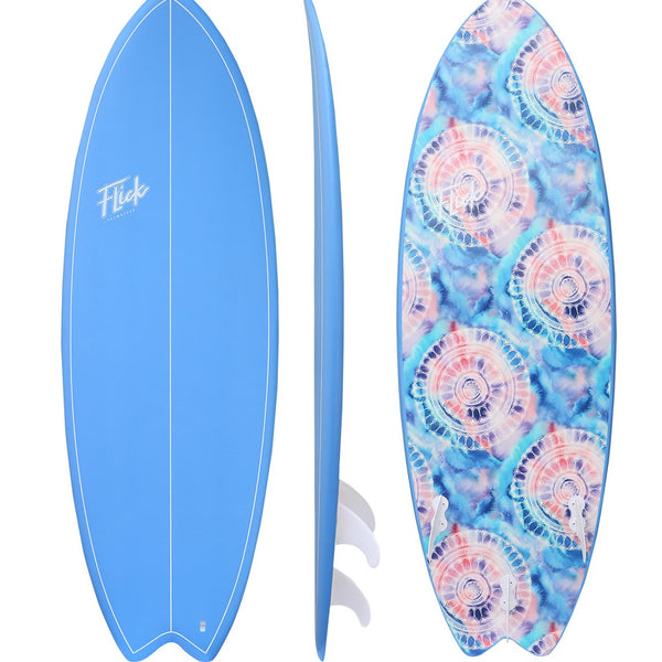FLICK SOFTBOARD - BLUE 5'10 – The Surfboard Warehouse Australia