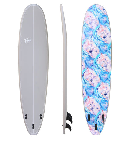 FLICK SOFTBOARD - SILVER 8'0 - The Surfboard Warehouse Australia